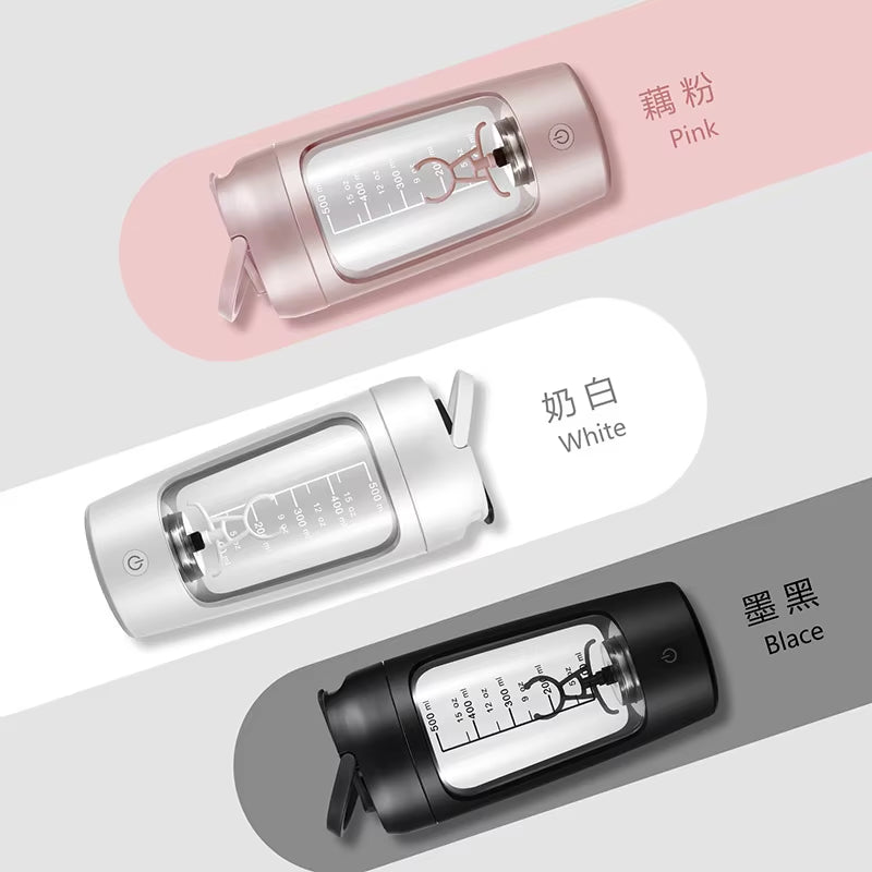 Electric Protein Powder Blender Cup Portable Automatic Type C Rechargeable Shaker Milkshake Sports Accompanying Fitness Blender