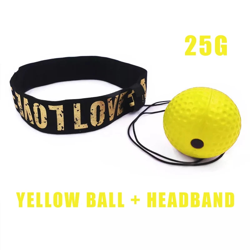 Boxing Reflex Ball Multiple Difficulty Levels Boxing Ball with Headband Perfect for Reaction Agility Punching Speed Fight Skill