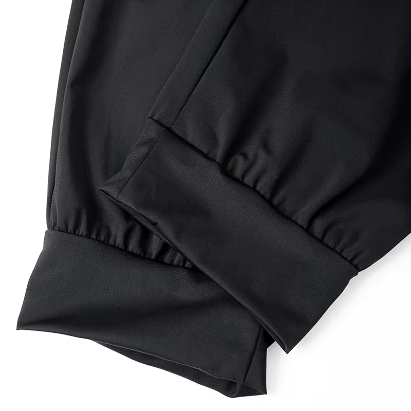 Bull Print Stretchy Quick Dry Pants Trousers for Men Spring Fall Hiking Fishing Running Workout Sweatpants with Zipper Pockets