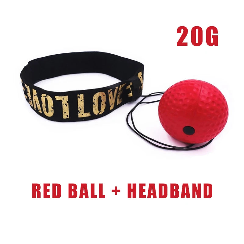 Boxing Reflex Ball Multiple Difficulty Levels Boxing Ball with Headband Perfect for Reaction Agility Punching Speed Fight Skill