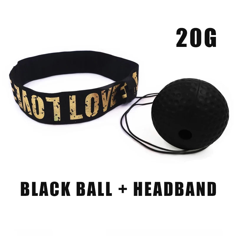Boxing Reflex Ball Multiple Difficulty Levels Boxing Ball with Headband Perfect for Reaction Agility Punching Speed Fight Skill